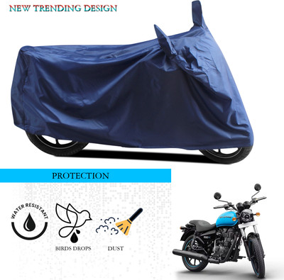 ANTHUB Waterproof Two Wheeler Cover for Royal Enfield(Thunderbird 500, Blue)