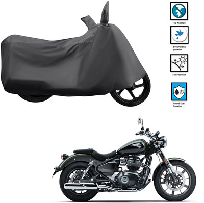 PAGORA Waterproof Two Wheeler Cover for Royal Enfield(Meteor BS6, Grey)