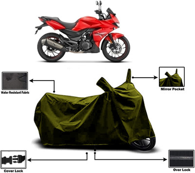 Amexride Two Wheeler Cover for Hero(Xtreme 200S, Green)