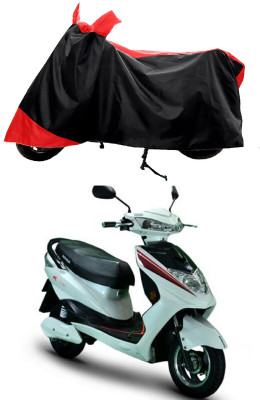 GROFATIK Two Wheeler Cover for Okinawa(R30 electric scooter, Red)
