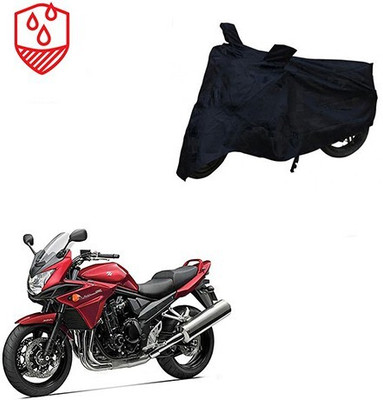 Mdstar Waterproof Two Wheeler Cover for Suzuki(Bandit, Black)