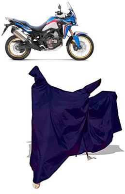 Amexride Two Wheeler Cover for Honda(CRF1000L Africa Twin BS6, Blue)