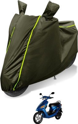 MOCKHE Waterproof Two Wheeler Cover for Universal For Bike(Yo Electron, Green)