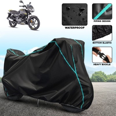 xodi Waterproof Two Wheeler Cover for Bajaj(Pulsar 150 BS6, Black, Blue)