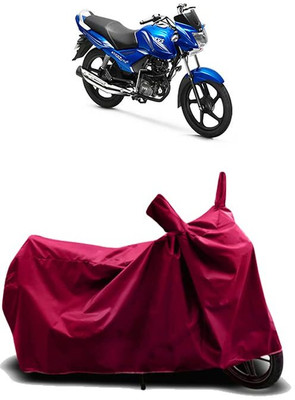 KEDIT Two Wheeler Cover for TVS(Sport KS, Maroon)