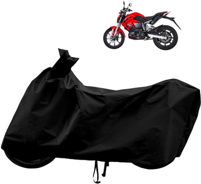 Horseyaart Waterproof Two Wheeler Cover for Revolt(RV 400, Black)