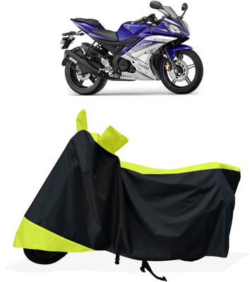 Tricway Two Wheeler Cover for Yamaha(YZF-R15 V2 BS6, Yellow)