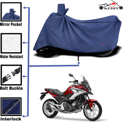 KEDIT Two Wheeler Cover for Universal For Bike(CBF150, Blue)