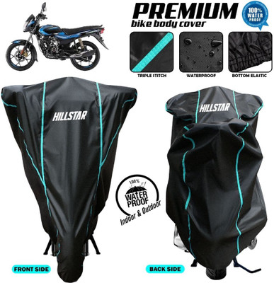 AutoGalaxy Waterproof Two Wheeler Cover for Bajaj(Platina 110 H-Gear, Black)