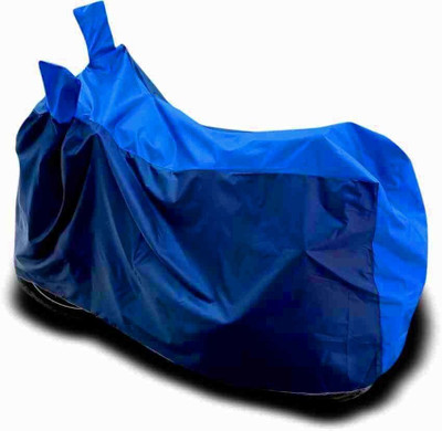 BigFly Waterproof Two Wheeler Cover for TVS(Wego BS6, Blue)