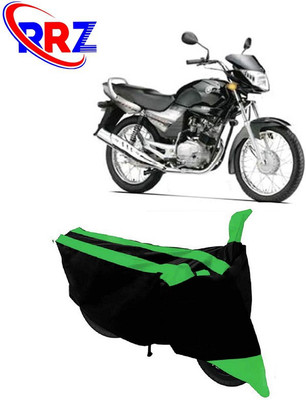 RRZ Waterproof Two Wheeler Cover for Yamaha(Libero LX, Black, Green)