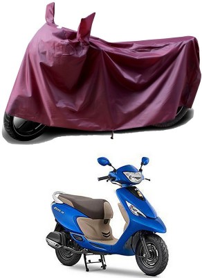 THE REAL ARV Waterproof Two Wheeler Cover for TVS(Zest, Maroon)