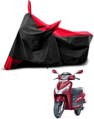 AASHTIK MART Two Wheeler Cover for Hero(Destini 125, Red, Black)