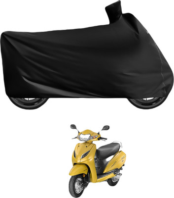 Auto Hub Waterproof Two Wheeler Cover for Honda(Activa 5G, Black)