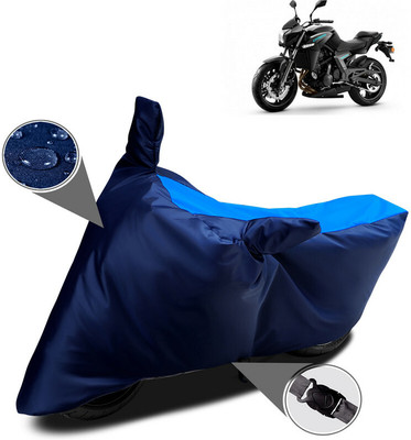 THE REAL ARV Waterproof Two Wheeler Cover for CFMoto(650 NK, Blue)