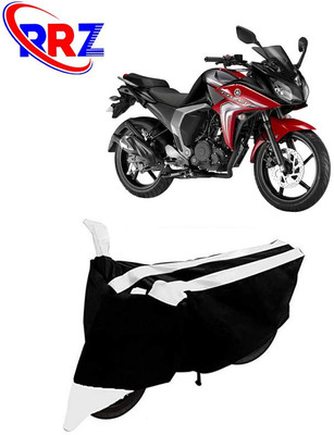 RRZ Waterproof Two Wheeler Cover for Yamaha(Fazer, Black, White)