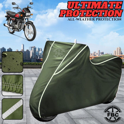 AUTOCAD Waterproof Two Wheeler Cover for Hero(Splendor, Green)
