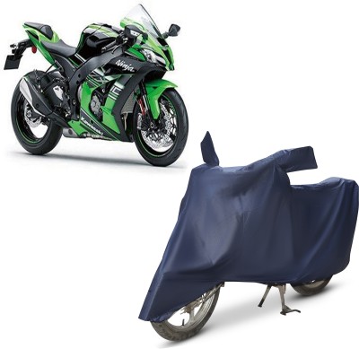 EGAL Waterproof Two Wheeler Cover for Kawasaki(Ninja ZX 10R, Blue)