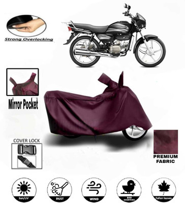 AutoGalaxy Waterproof Two Wheeler Cover for Hero(Splendor Pro, Maroon)