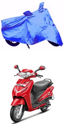 Furious3D Two Wheeler Cover for Hero(Duet LX 110CC, Blue)