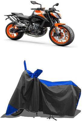 SUGASHRI Waterproof Two Wheeler Cover for KTM(890 Duke, Blue, Black)