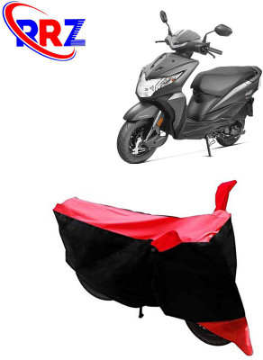 AutoGalaxy Waterproof Two Wheeler Cover for Honda(Dio, Black, Red)