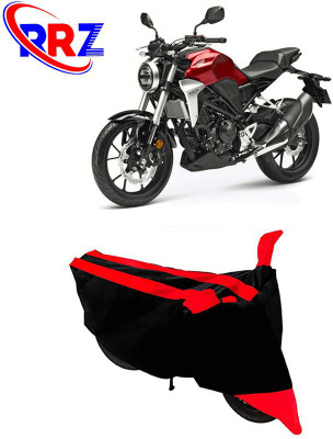 AutoGalaxy Waterproof Two Wheeler Cover for Honda(CB300R, Black, Red)