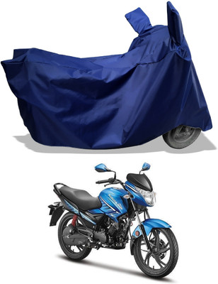 Amexride Two Wheeler Cover for Hero(Glamour FI, Blue)