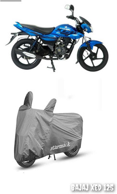 STREMICK Waterproof Two Wheeler Cover for Bajaj(XCD 125cc, Grey)