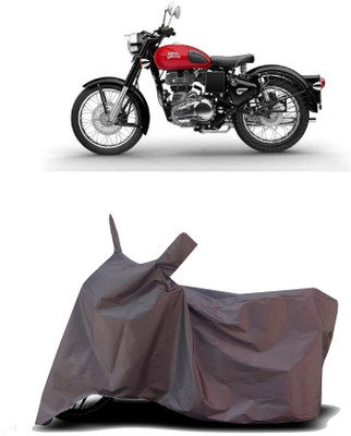 VESMEI Two Wheeler Cover for Royal Enfield(Bullet 350 New BS6, Blue)
