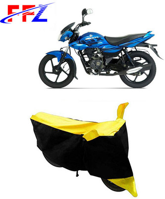 FFZ Waterproof Two Wheeler Cover for Bajaj(XCD 135, Black, Yellow)