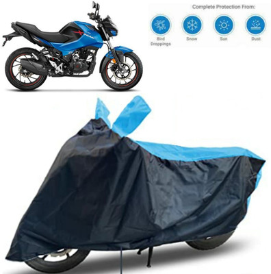 Mdstar Waterproof Two Wheeler Cover for Hero(Xtreme 160 R, Black)