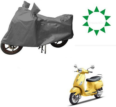 DeepShakshi AUTOMOTIVE Waterproof Two Wheeler Cover for Piaggio(Vespa SXL, Grey)
