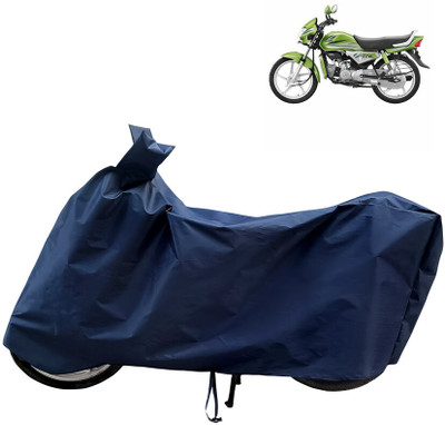 Horseyaart Waterproof Two Wheeler Cover for Hero(HF Deluxe Eco, Blue)