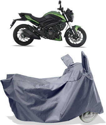 Amexride Two Wheeler Cover for Bajaj(Dominar 400, Grey)