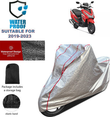 PAGORA Waterproof Two Wheeler Cover for Honda(Grazia, Silver)