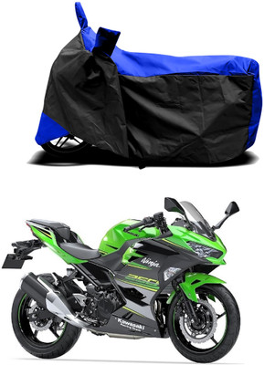 Romeiz Two Wheeler Cover for Kawasaki(Ninja 250, Blue)