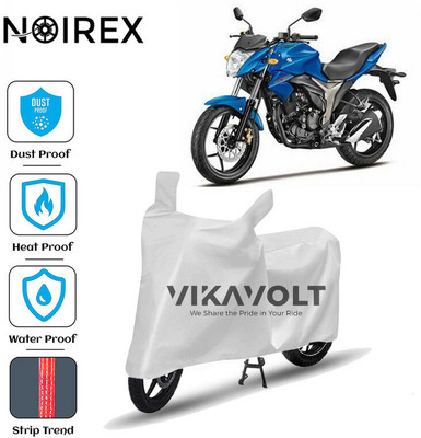 NOIREX Waterproof Two Wheeler Cover for Suzuki(Gixxer, Silver)