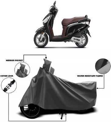 MMSSTAR Waterproof Two Wheeler Cover for Honda(Aviator, Grey)