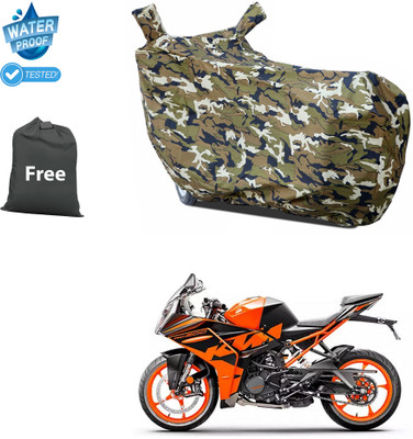 CODOKI Waterproof Two Wheeler Cover for KTM(RC 200 BS6, Yellow)