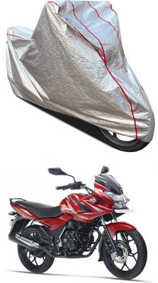 AutoGalaxy Waterproof Two Wheeler Cover for Bajaj(Discover 150 f, Silver)