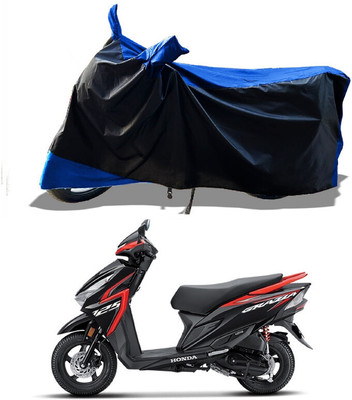 DeepShakshi AUTOMOTIVE Waterproof Two Wheeler Cover for Honda(Grazia, Blue)