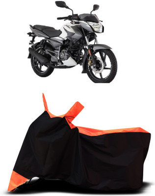 VESMEI Two Wheeler Cover for Bajaj(Pulsar NS200 BS6, Orange)
