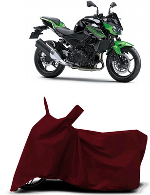 VESMEI Two Wheeler Cover for Kawasaki(Z250 BS6, Red)
