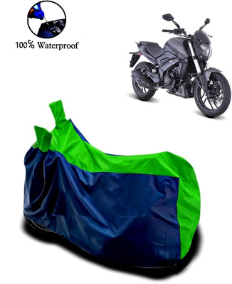 Autofly Waterproof Two Wheeler Cover for Bajaj(Dominar 250, Blue, Green)
