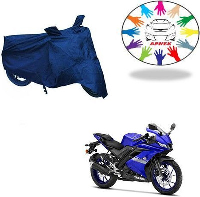 DeepShakshi AUTOMOTIVE Waterproof Two Wheeler Cover for Yamaha(R15 V3, Blue)