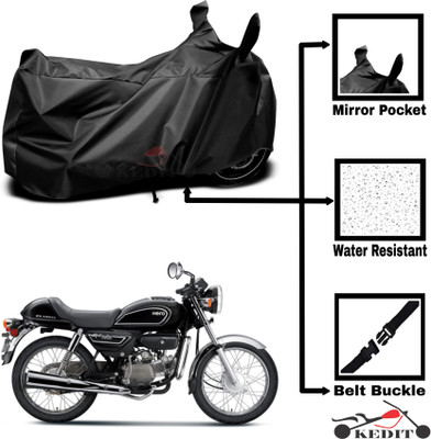 KEDIT Two Wheeler Cover for Hero(Splendor Pro Classic, Black)
