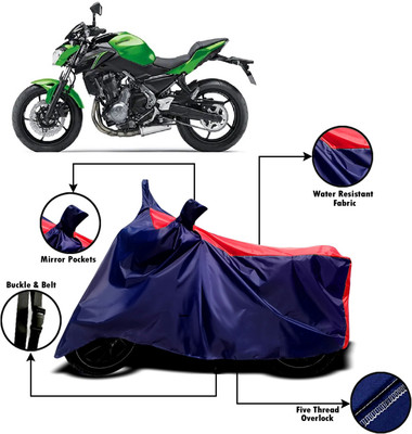 XOCAVO Two Wheeler Cover for Kawasaki(Z250, Red, Blue)