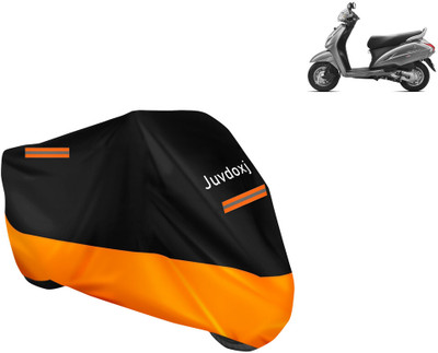 Juvdoxj Waterproof Two Wheeler Cover for Honda(Activa 4G, Orange)