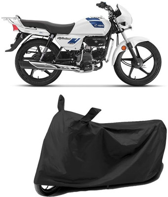 KEDIT Two Wheeler Cover for Hero(Splendor Plus, Black)